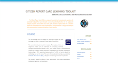 Desktop Screenshot of citizenreportcard.com