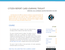 Tablet Screenshot of citizenreportcard.com